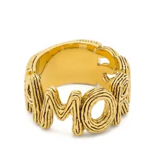 Amaite gold plated ring