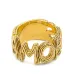 Amaite gold plated ring