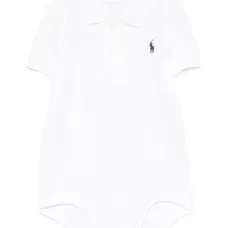 Боди с воротником поло