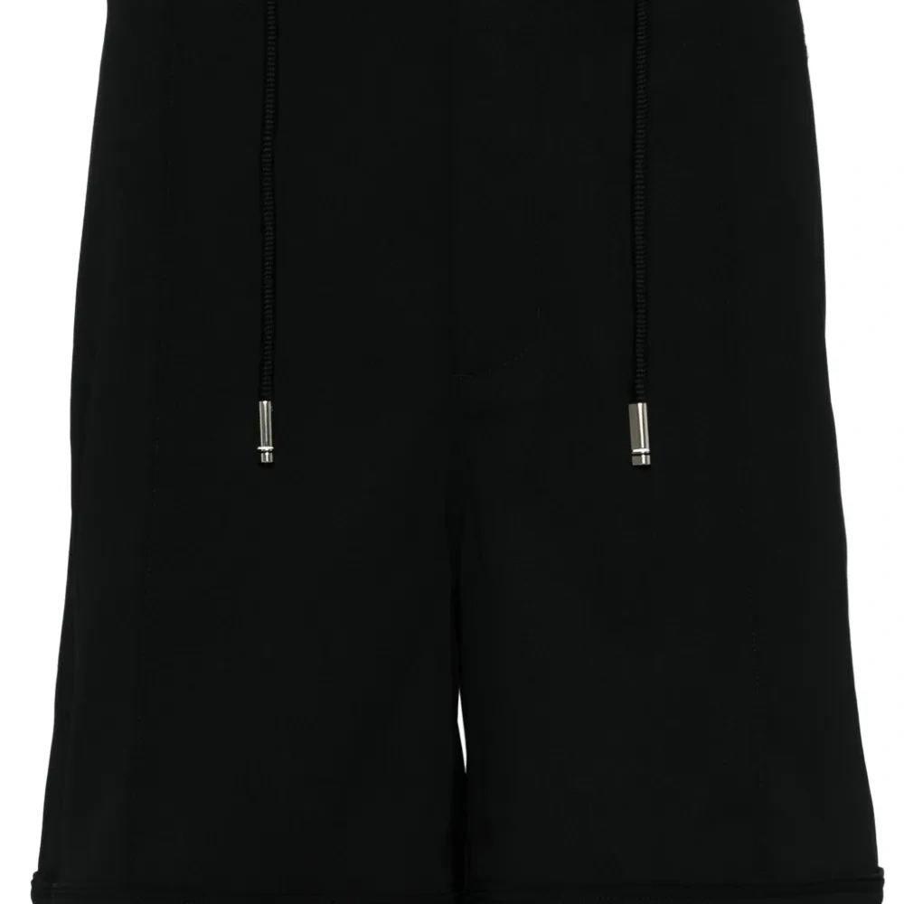 Шорты прямого кроя с кулиской