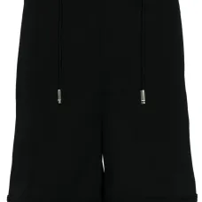 Шорты прямого кроя с кулиской Шорты прямого кроя с кулиской