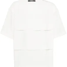 Многослойная футболка с приспущенными плечами