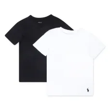 Комплект из двух футболок с вышитым логотипом Комплект из двух футболок с вышитым логотипом