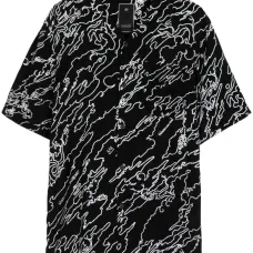 Рубашка Maha Basquiat с абстрактным принтом