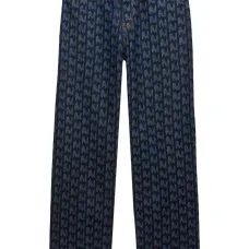 Джинсы с монограммой