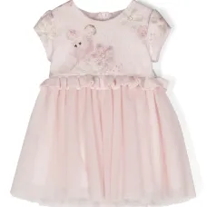 Расклешенное платье с блестками