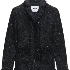 Однобортный пиджак из букле Однобортный пиджак из букле