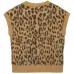 Жаккардовый топ с леопардовым принтом