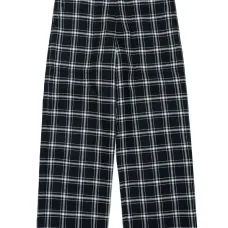 Клетчатые брюки прямого кроя