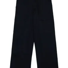 Прямые брюки с нашивкой-логотипом