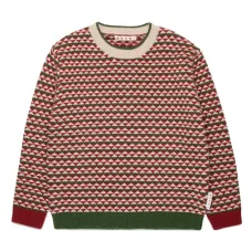 Джемпер с геометричным узором