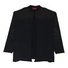 Куртка с эффектом потертости