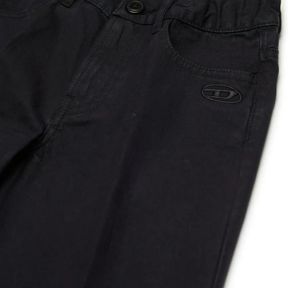 Габардиновые брюки с вышивкой Oval D