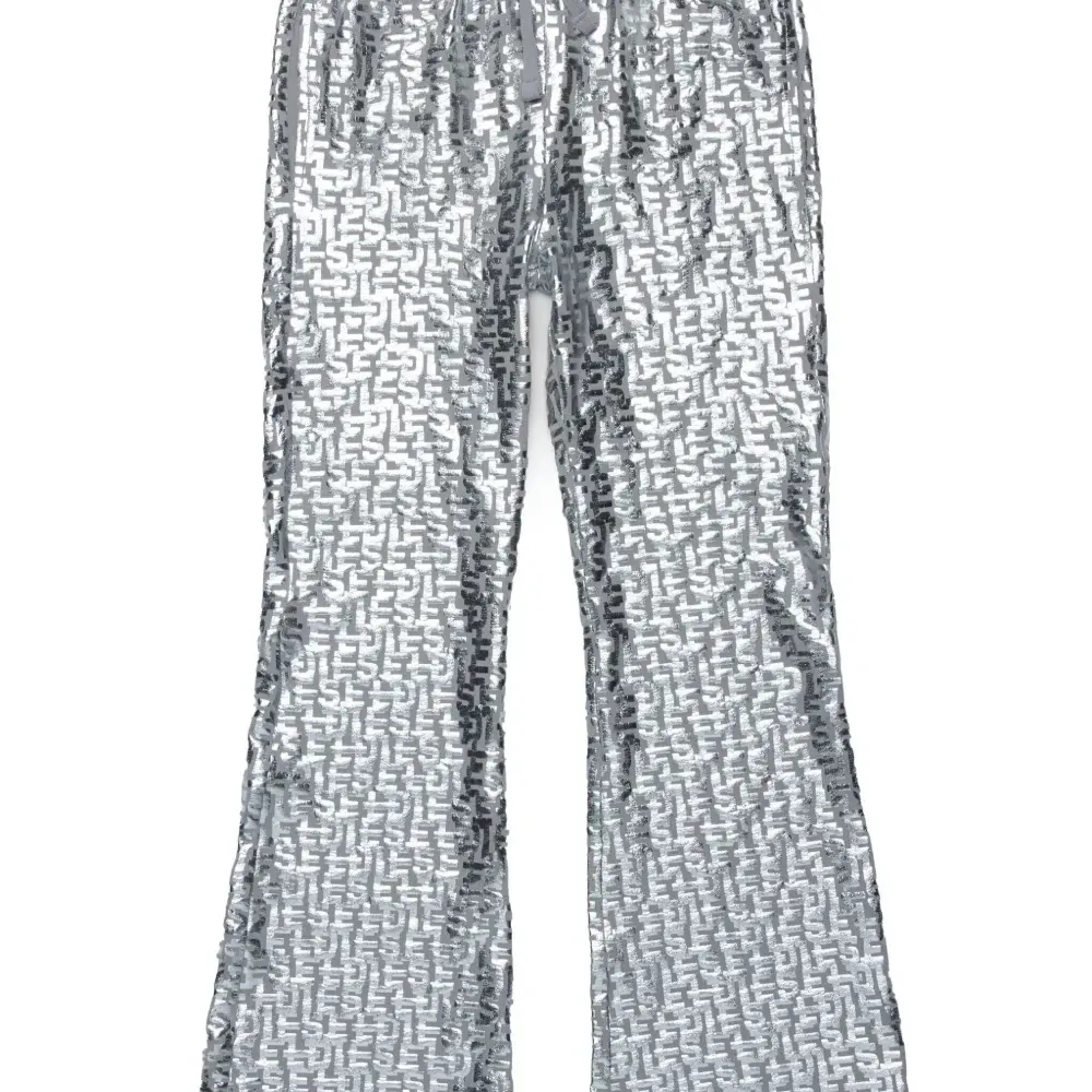 Брюки bootcut с монограммой