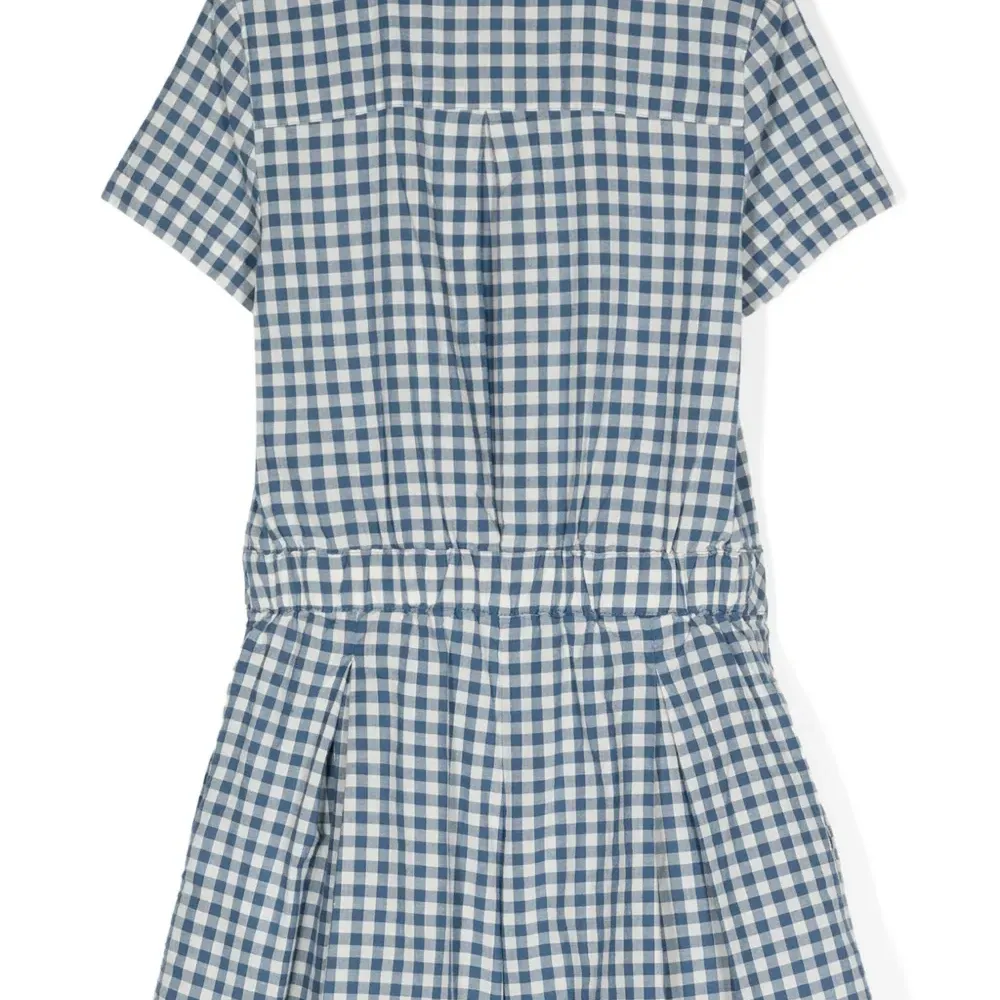 Ромпер в клетку гингем