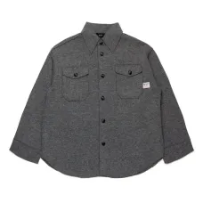 Рубашка с длинными рукавами и нашивкой-логотипом