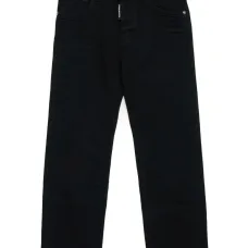 Декорированные джинсы прямого кроя