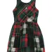Платье в клетку тартан