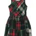 Платье в клетку тартан