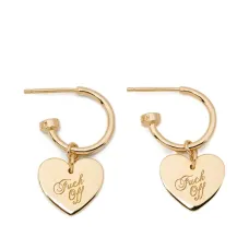 Серьги warm welcome heart