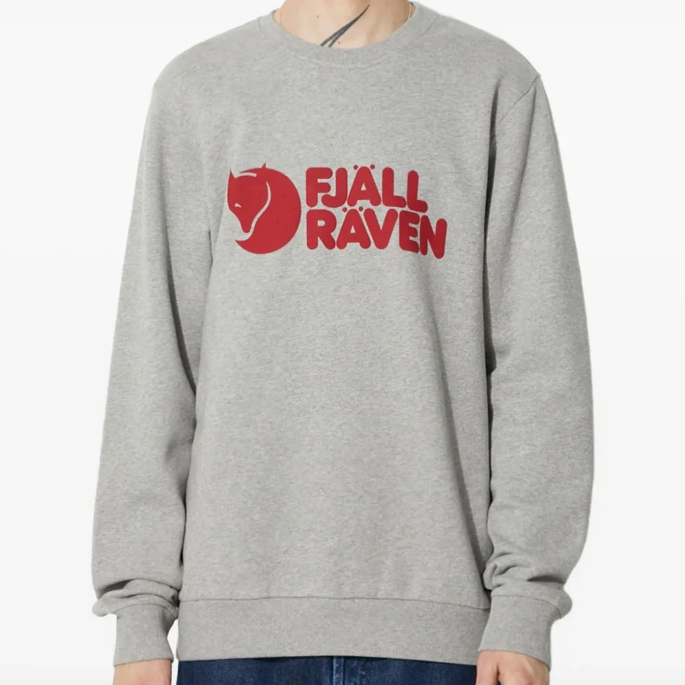 Свитшот с круглым вырезом и логотипом