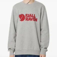 Свитшот с круглым вырезом и логотипом