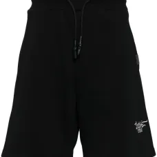 Шорты с вышитым логотипом