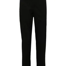 Прямые брюки с эластичным поясом