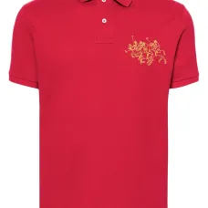 Рубашка поло с вышитым логотипом