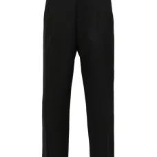 Брюки с вышитым логотипом