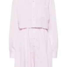 Комплект из платья и жакета с жатым эффектом Комплект из платья и жакета с жатым эффектом