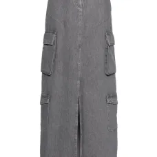 Юбка макси с логотипом