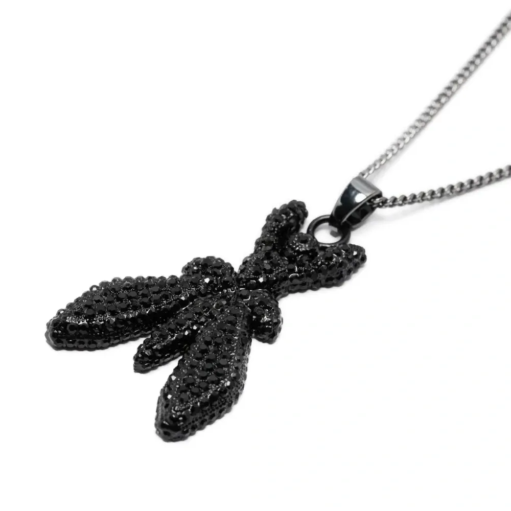 Колье Fly со стразами