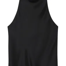 Шелковый топ Eliana с вырезом халтер