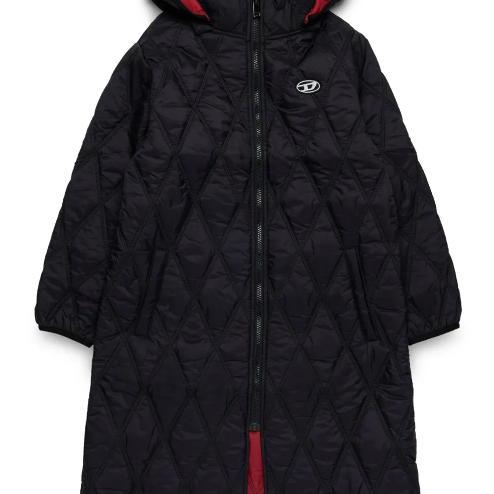 Стеганый пуховик