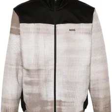 Спортивная куртка с абстрактным узором