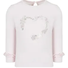 Футболка с длинными рукавами и принтом