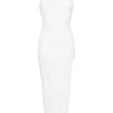 Креповое вечернее платье на одно плечо Креповое вечернее платье на одно плечо