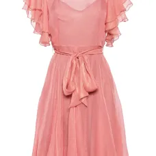 Платье мини Milada с голографическим эффектом