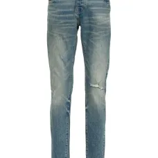 Узкие джинсы с заниженной талией