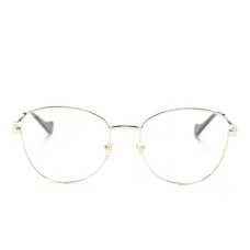 Очки в круглой оправе с логотипом Interlocking G