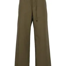 поплиновые брюки прямого кроя