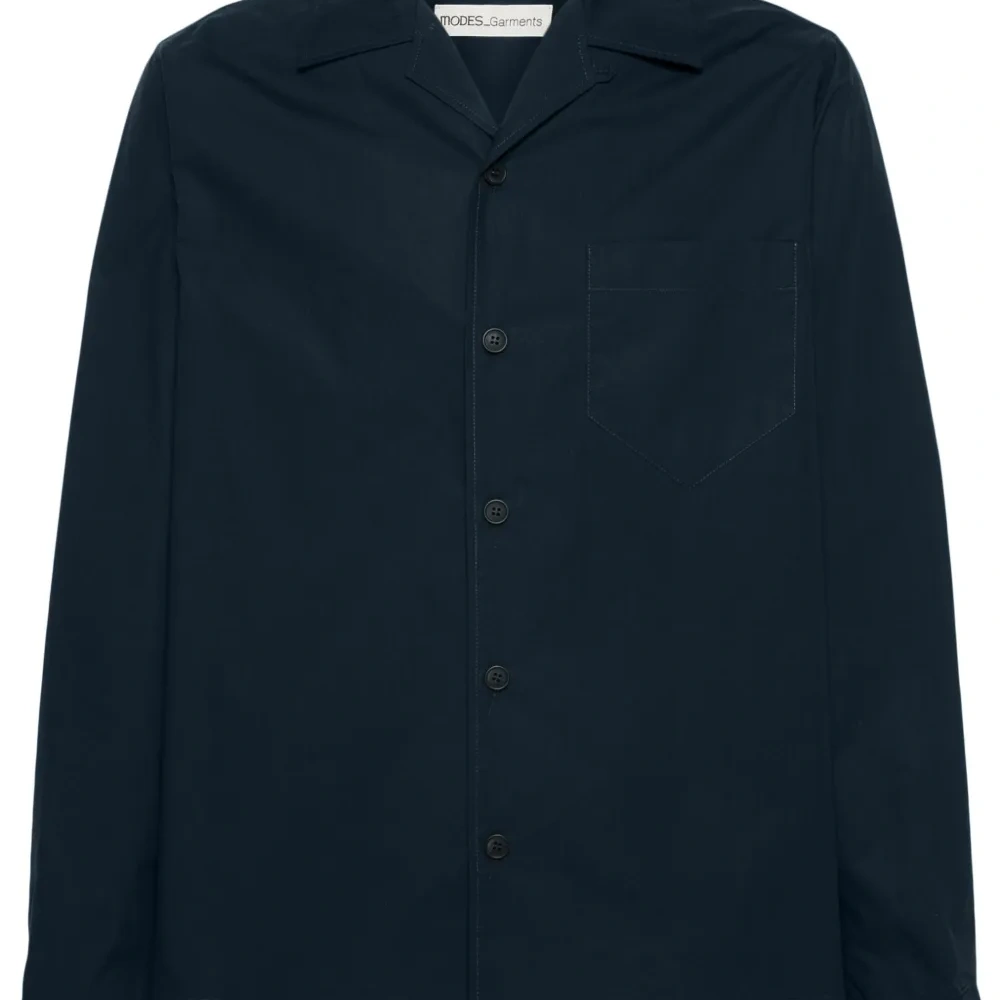 рубашка с распашным воротником