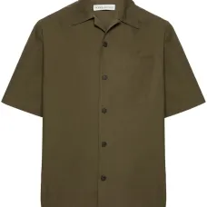 поплиновая рубашка с короткими рукавами