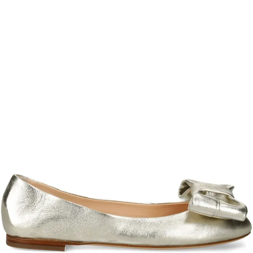 Балетки с бантом