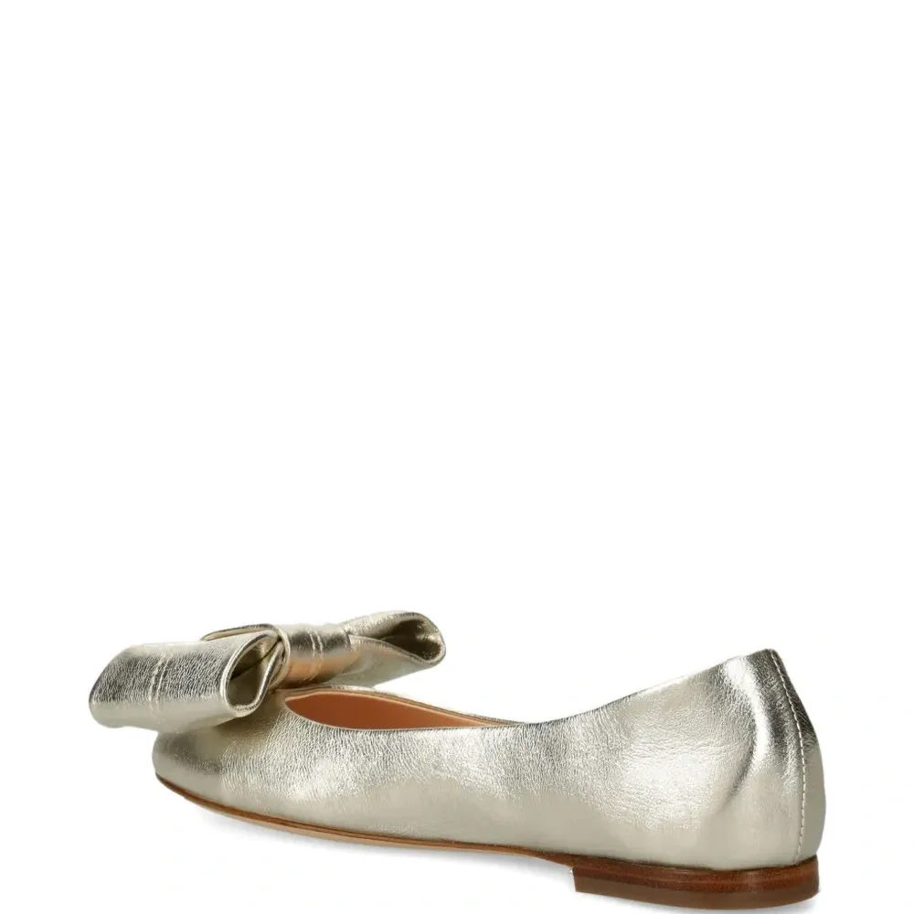 Балетки с бантом