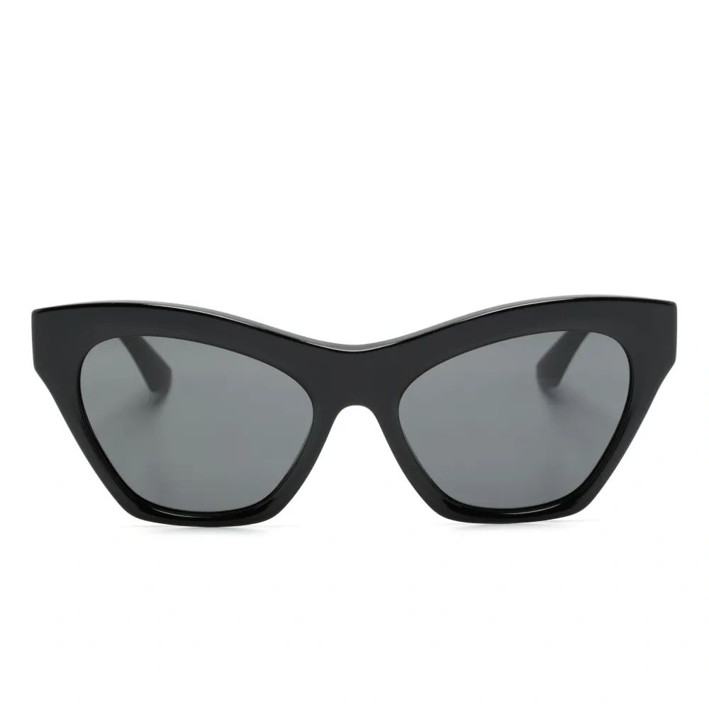 Солнцезащитные очки в оправе 'кошачий глаз' с логотипом Солнцезащитные очки в оправе 'кошачий глаз' с логотипом