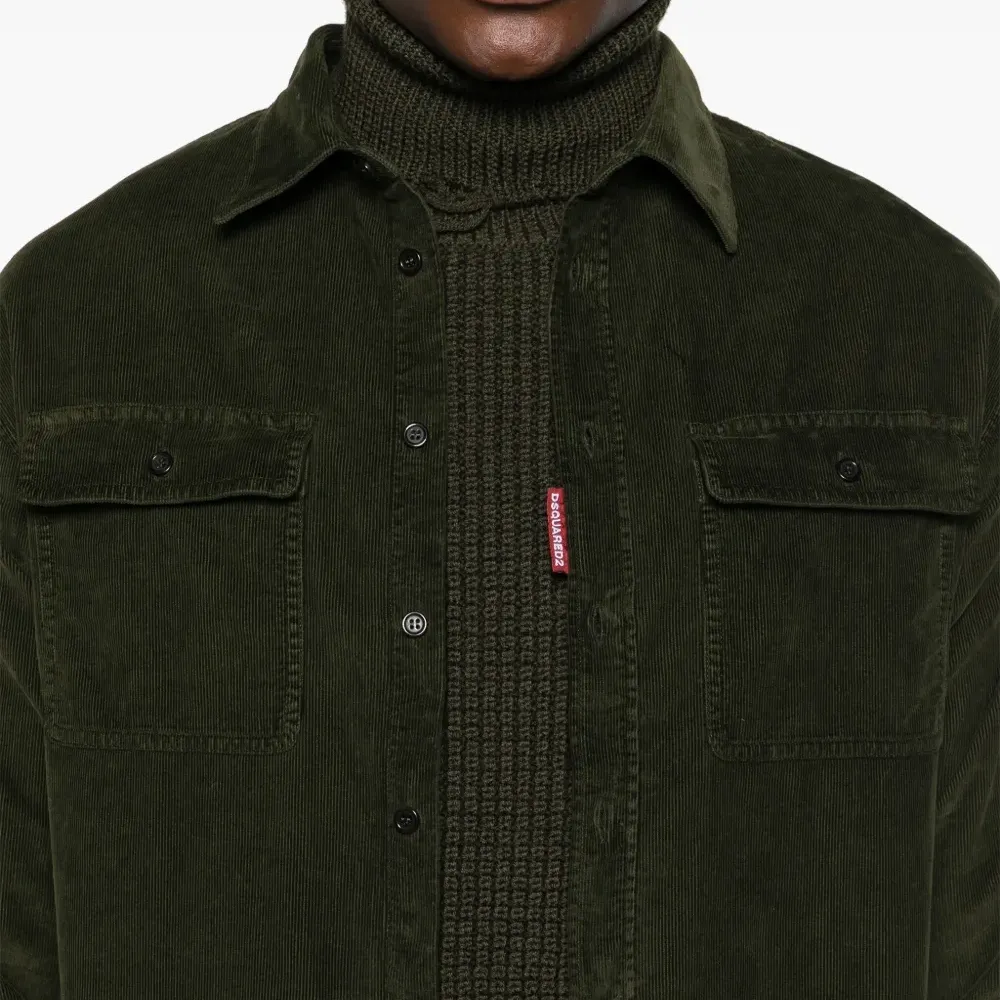 Вельветовая рубашка