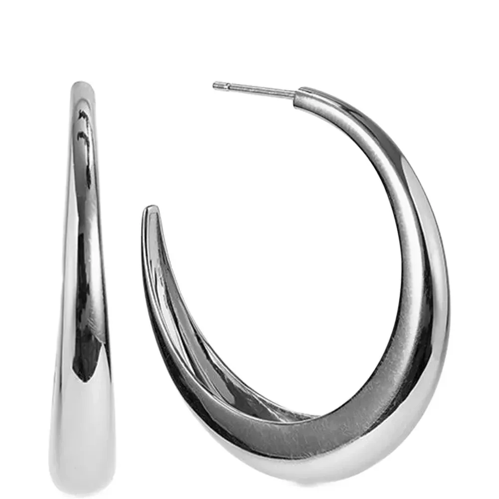 Серьги-кольца с градацией