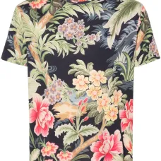 Футболка с цветочным принтом